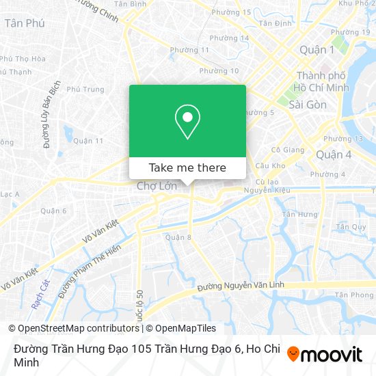 Đường Trần Hưng Đạo 105 Trần Hưng Đạo 6 map