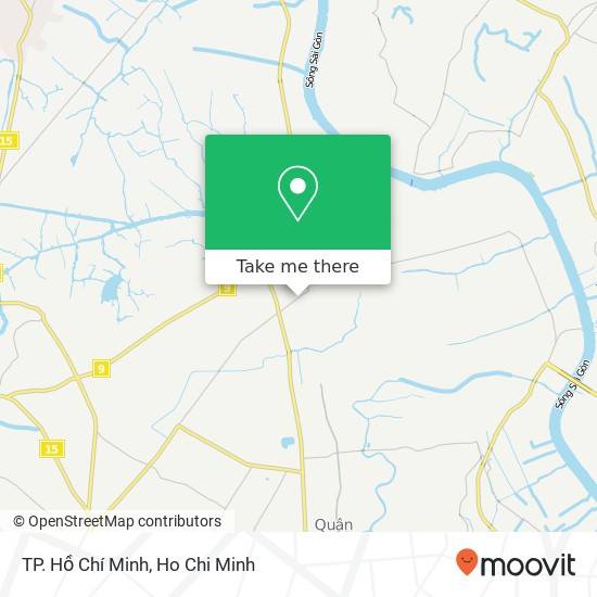 TP. Hồ Chí Minh map