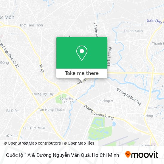 Quốc lộ 1A & Đường Nguyễn Văn Quá map