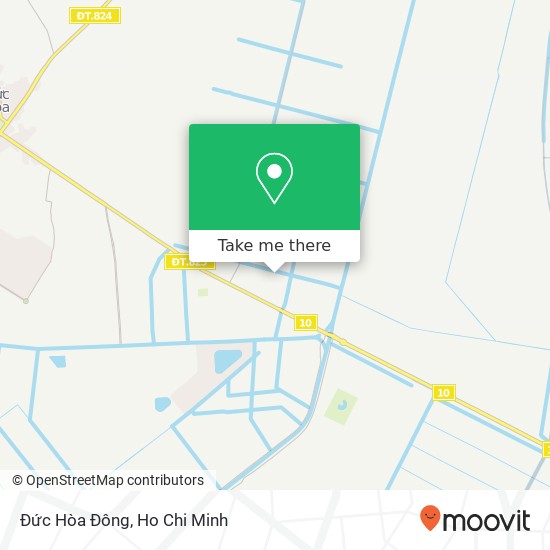 Đức Hòa Đông map