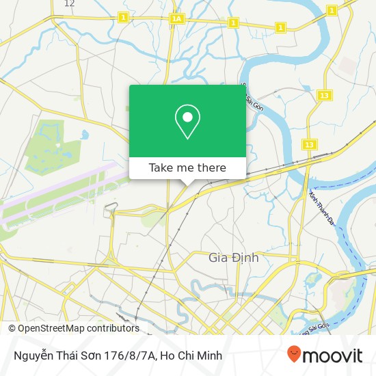 Nguyễn Thái Sơn 176/8/7A map