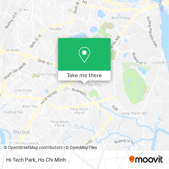 Hi-Tech Park map