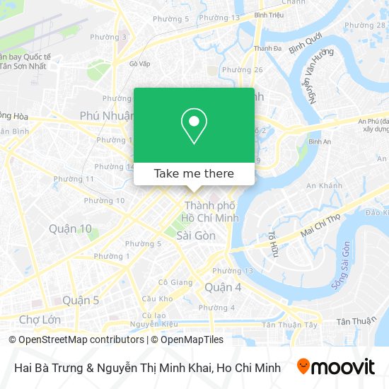 Hai Bà Trưng & Nguyễn Thị Minh Khai map