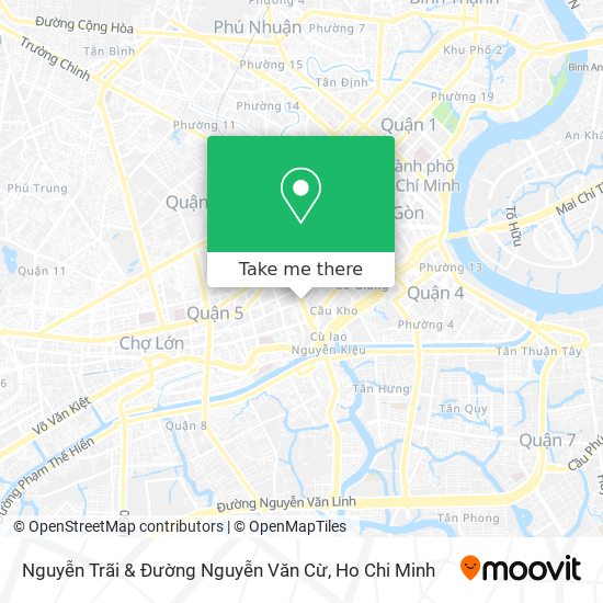 Nguyễn Trãi & Đường Nguyễn Văn Cừ map