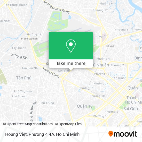 Hoàng Việt, Phường 4 4A map