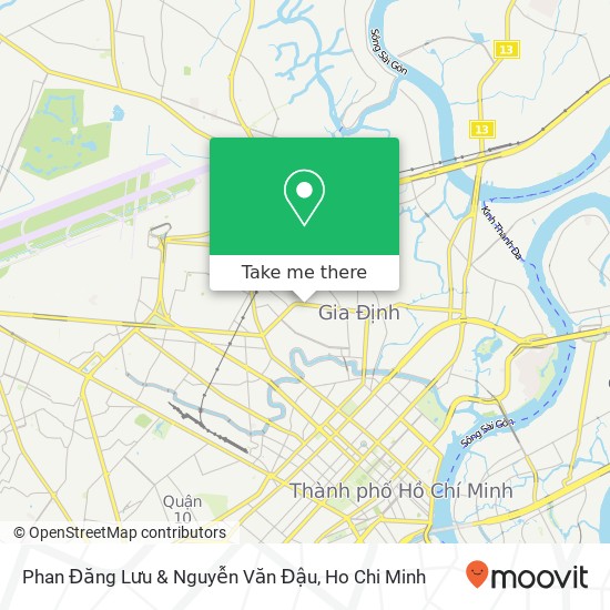 Phan Đăng Lưu & Nguyễn Văn Đậu map