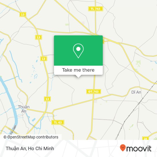 Thuận An map