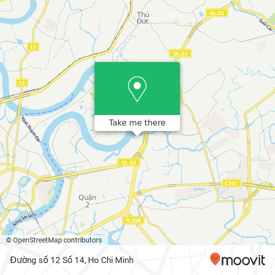 Đường số 12 Số 14 map