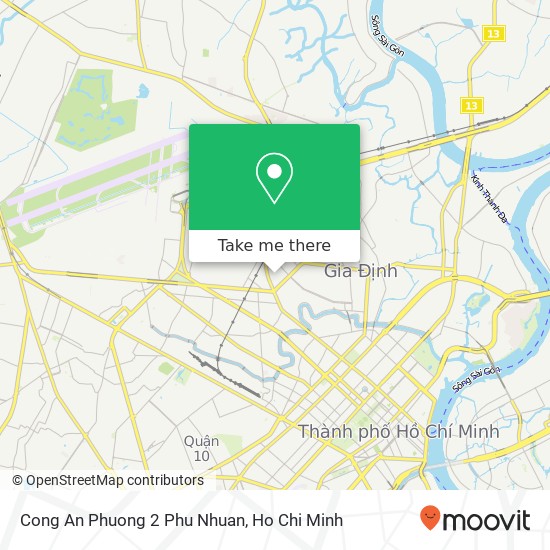 Cong An Phuong 2 Phu Nhuan map