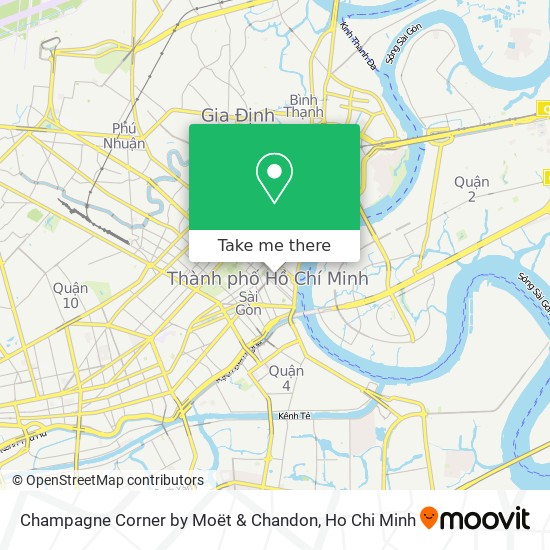 Champagne Corner by Moët & Chandon map