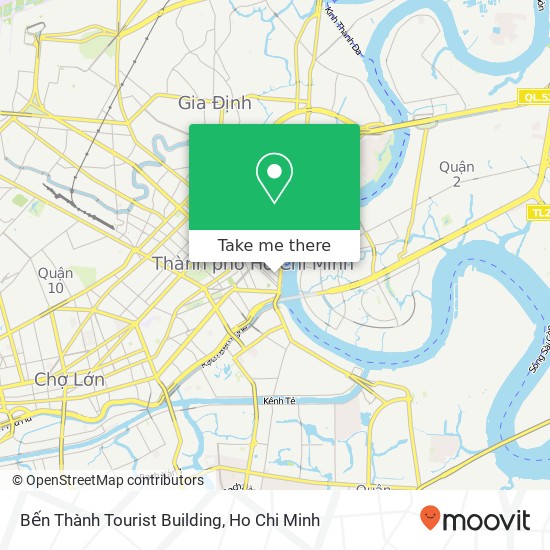 Bến Thành Tourist Building map