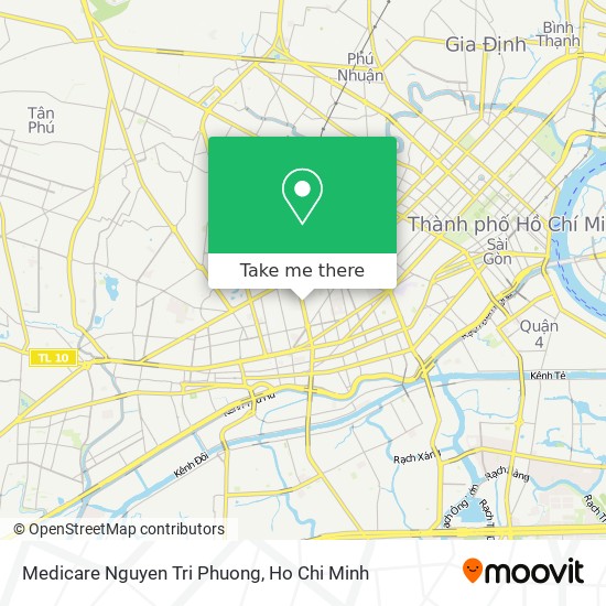 Medicare Nguyen Tri Phuong map