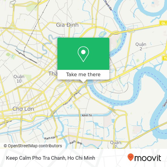 Keep Calm Pho Tra Chanh map