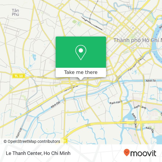 Le Thanh Center map