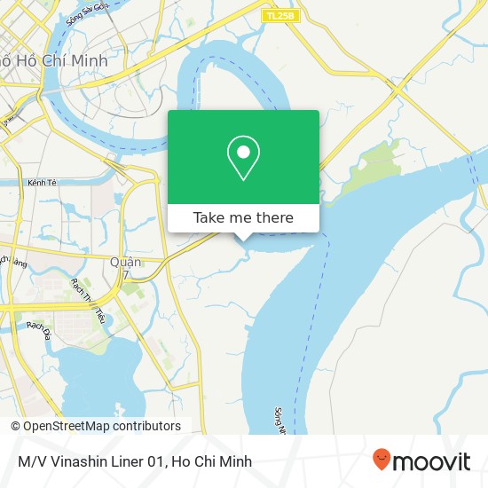 M/V Vinashin Liner 01 map