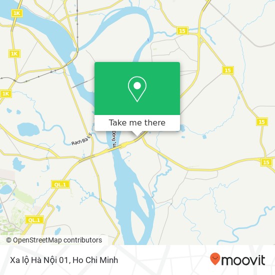 Xa lộ Hà Nội 01 map