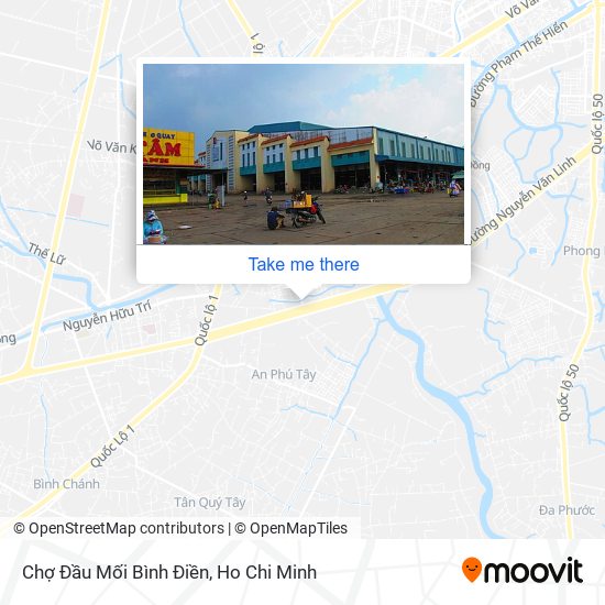 Chợ Đầu Mối Bình Điền map