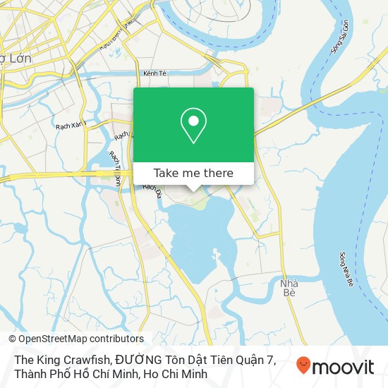 The King Crawfish, ĐƯỜNG Tôn Dật Tiên Quận 7, Thành Phố Hồ Chí Minh map