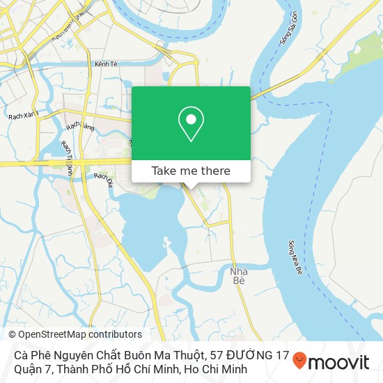 Cà Phê Nguyên Chất Buôn Ma Thuột, 57 ĐƯỜNG 17 Quận 7, Thành Phố Hồ Chí Minh map