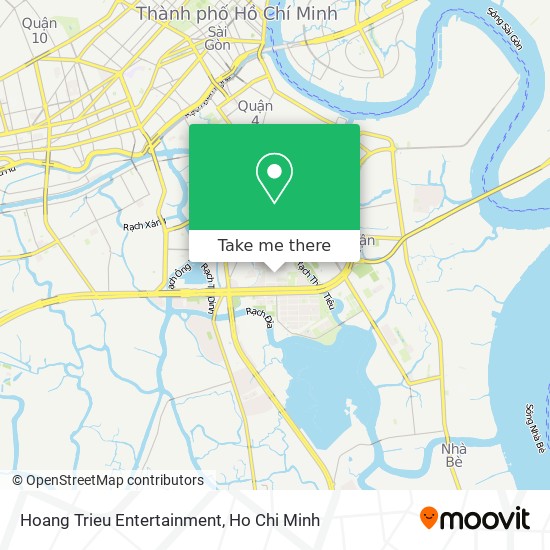 Hoang Trieu Entertainment map