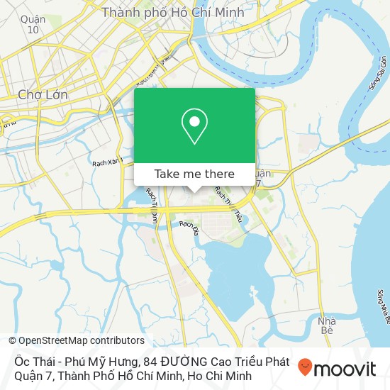 Ốc Thái - Phú Mỹ Hưng, 84 ĐƯỜNG Cao Triều Phát Quận 7, Thành Phố Hồ Chí Minh map