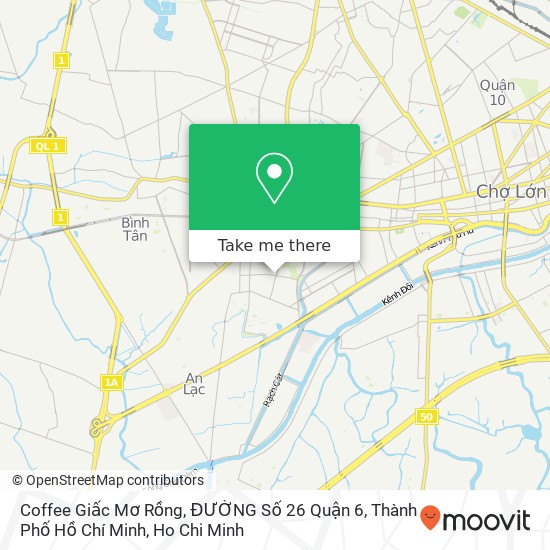 Coffee Giấc Mơ Rồng, ĐƯỜNG Số 26 Quận 6, Thành Phố Hồ Chí Minh map