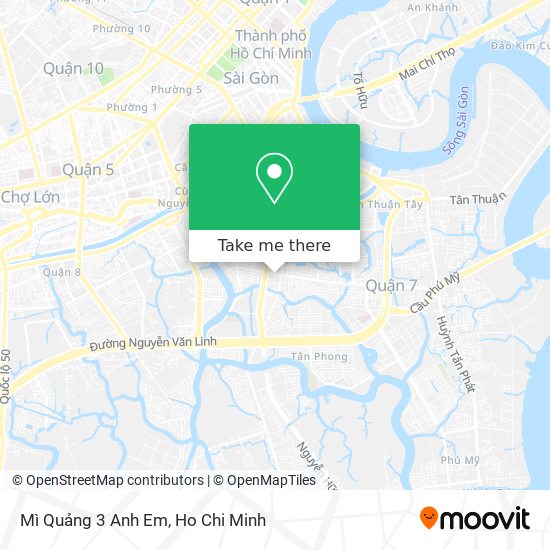 Mì Quảng 3 Anh Em map