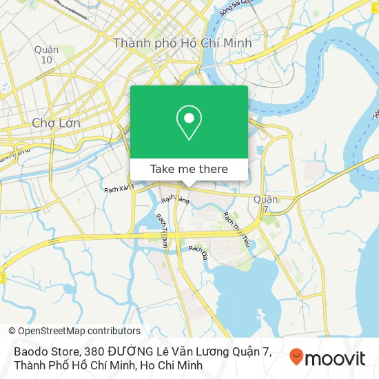 Baodo Store, 380 ĐƯỜNG Lê Văn Lương Quận 7, Thành Phố Hồ Chí Minh map