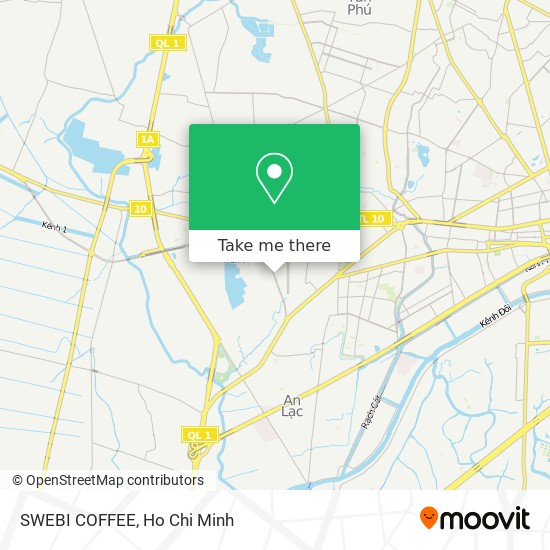 SWEBI COFFEE map