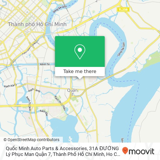 Quốc Minh Auto Parts & Accessories, 31A ĐƯỜNG Lý Phục Man Quận 7, Thành Phố Hồ Chí Minh map