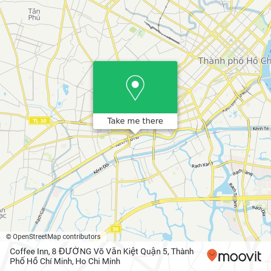 Coffee Inn, 8 ĐƯỜNG Võ Văn Kiệt Quận 5, Thành Phố Hồ Chí Minh map