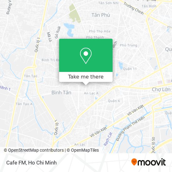 Cafe FM map