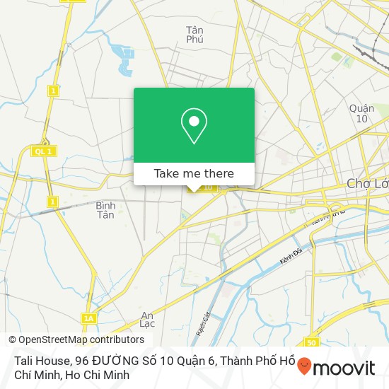 Tali House, 96 ĐƯỜNG Số 10 Quận 6, Thành Phố Hồ Chí Minh map