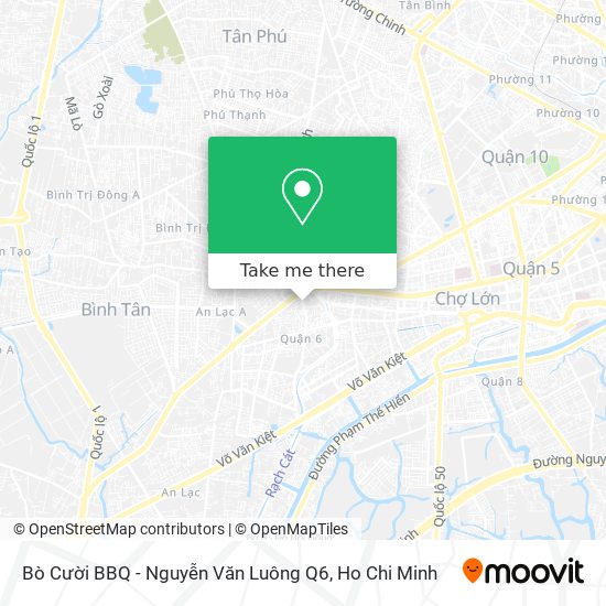 Bò Cười BBQ - Nguyễn Văn Luông Q6 map