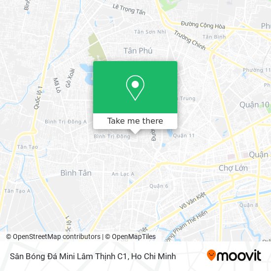 Sân Bóng Đá Mini Lâm Thịnh C1 map