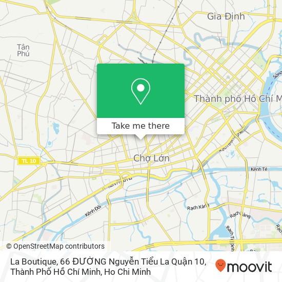 La Boutique, 66 ĐƯỜNG Nguyễn Tiểu La Quận 10, Thành Phố Hồ Chí Minh map