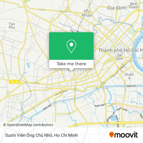 Sushi Viên Ông Chủ Nhỏ map