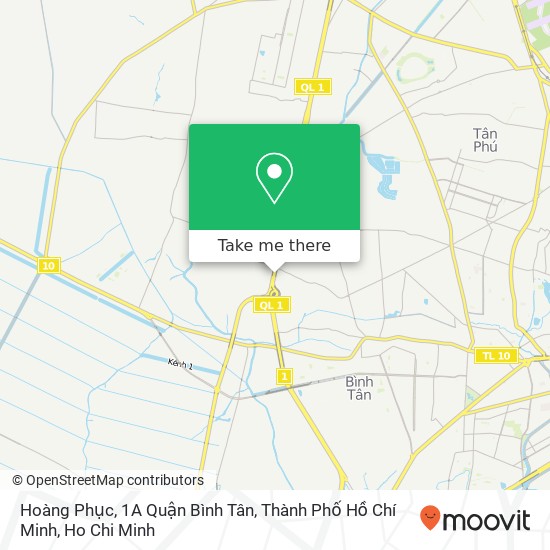 Hoàng Phục, 1A Quận Bình Tân, Thành Phố Hồ Chí Minh map