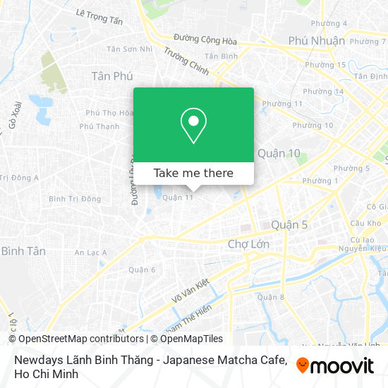 Newdays Lãnh Binh Thăng - Japanese Matcha Cafe map