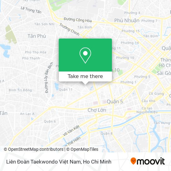 Liên Đoàn Taekwondo Việt Nam map