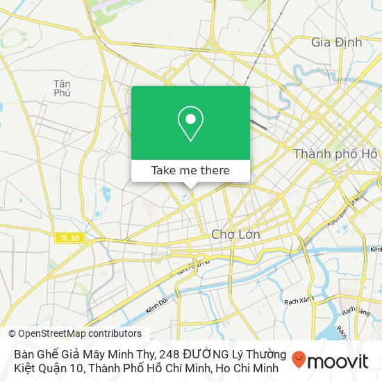 Bàn Ghế Giả Mây Minh Thy, 248 ĐƯỜNG Lý Thường Kiệt Quận 10, Thành Phố Hồ Chí Minh map