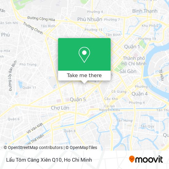 Lẩu Tôm Càng Xiên Q10 map