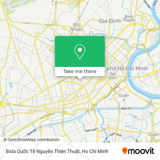 Bida Quốc Tế Nguyễn Thiện Thuật map