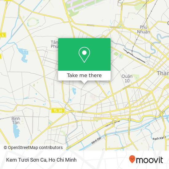 Kem Tươi Sơn Ca map