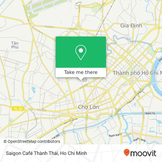 Saigon Café Thành Thái map