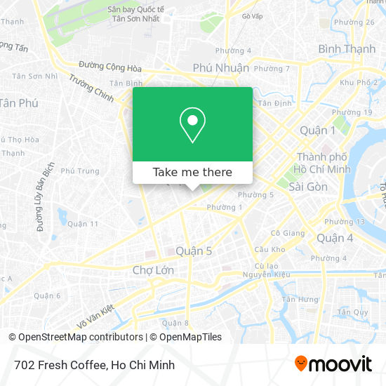 702 Fresh Coffee map