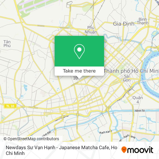 Newdays Sư Vạn Hạnh - Japanese Matcha Cafe map