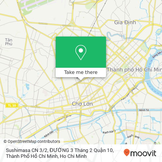 Sushimasa CN 3 / 2, ĐƯỜNG 3 Tháng 2 Quận 10, Thành Phố Hồ Chí Minh map