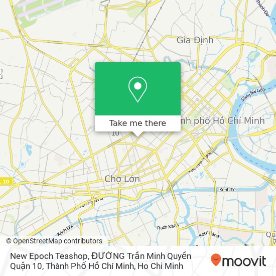 New Epoch Teashop, ĐƯỜNG Trần Minh Quyền Quận 10, Thành Phố Hồ Chí Minh map