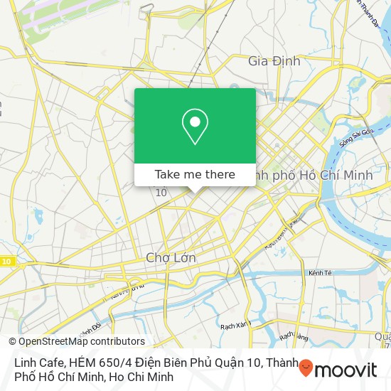 Linh Cafe, HẺM 650 / 4 Điện Biên Phủ Quận 10, Thành Phố Hồ Chí Minh map